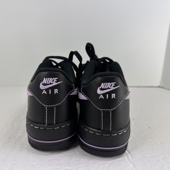 Nike Air Force 1 Lv8 Black Purple HJ4563-001 Sneaker Shoe Trainer Big Kid's - Picture 9 of 12